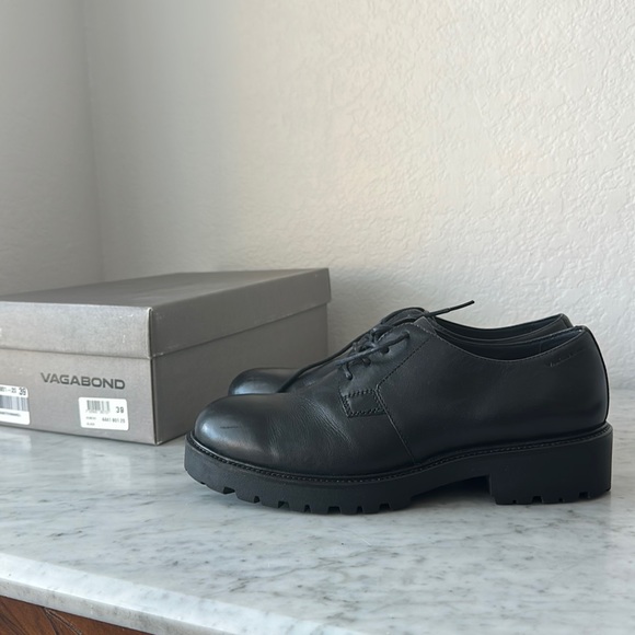 Vagabond Kenova Black Shoes Size 39